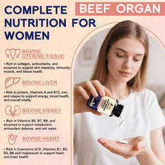 Beef liver powder illustration