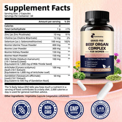Beef uterine tissue powder illustration