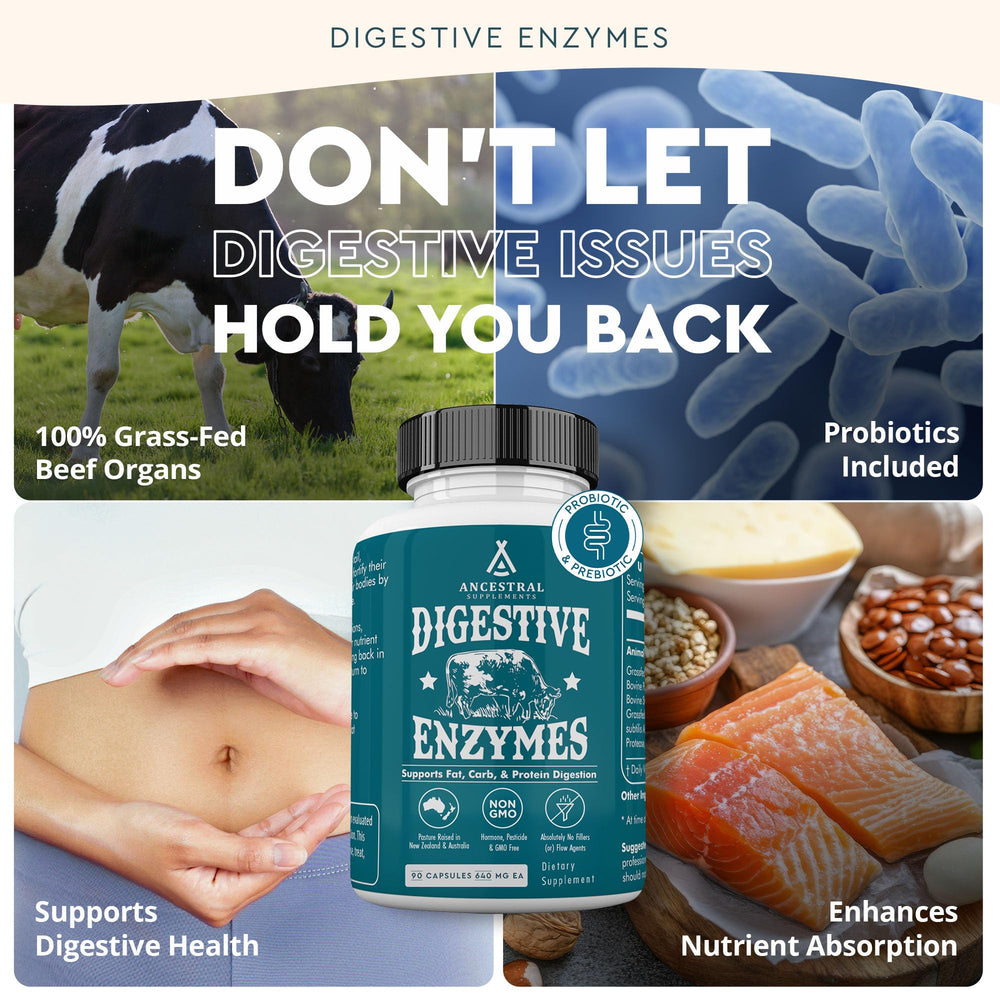 Beef organ movement-inspired supplement imagery