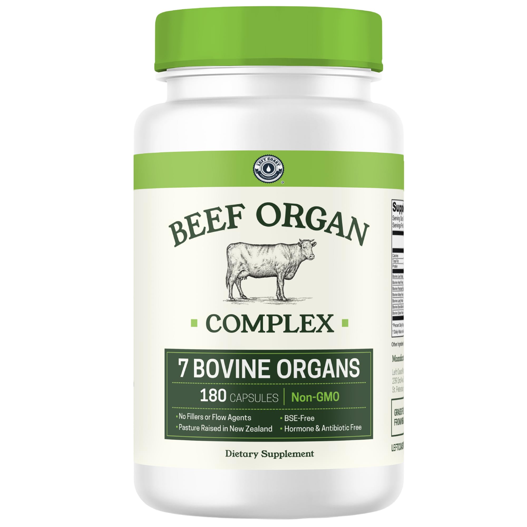 Beef Organ Supplement bottle front
