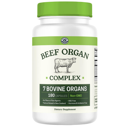 Beef Organ Supplement bottle front