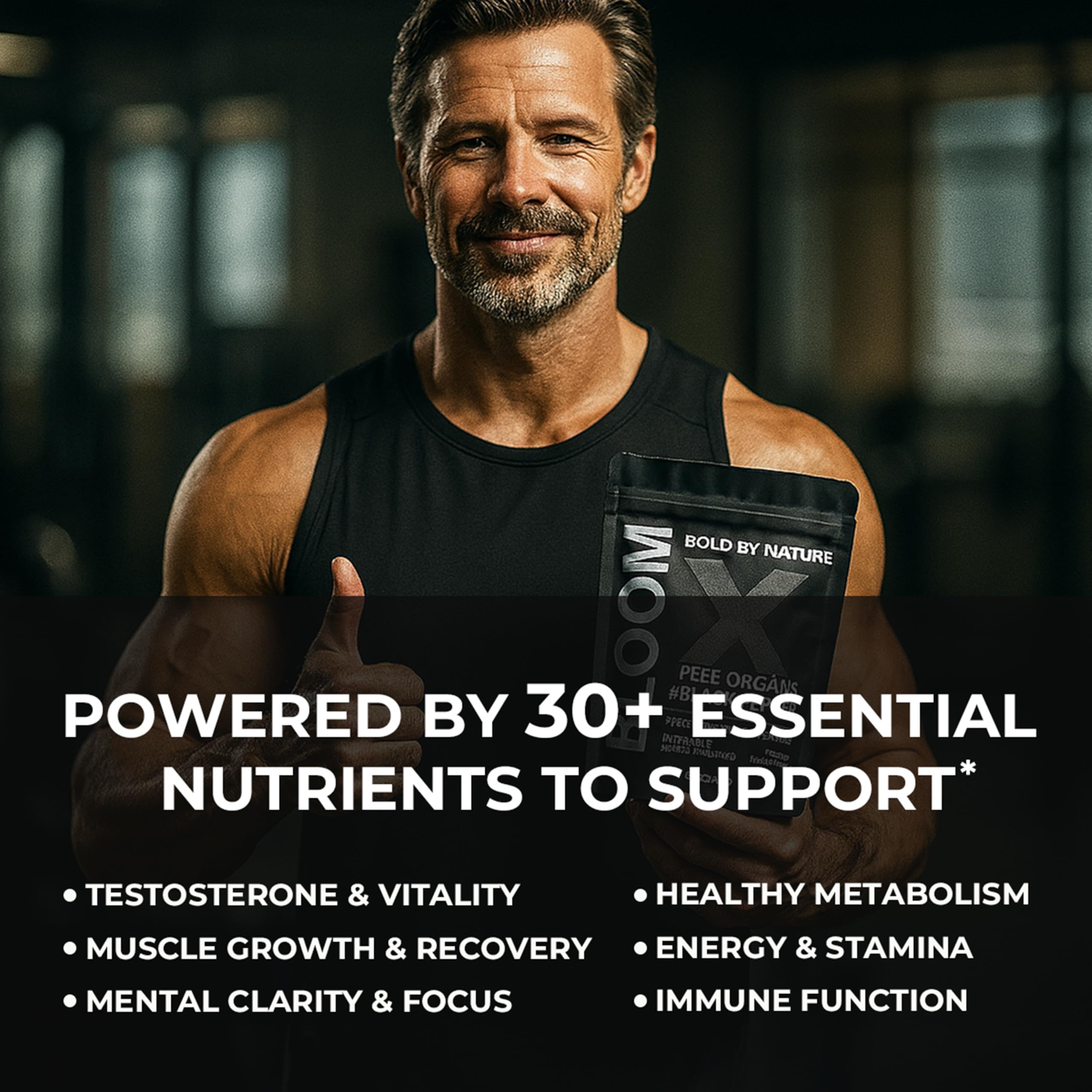Nutrient highlights: heme iron, B vitamins, CoQ10, zinc