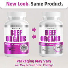 Grass-fed liver and organ ingredients