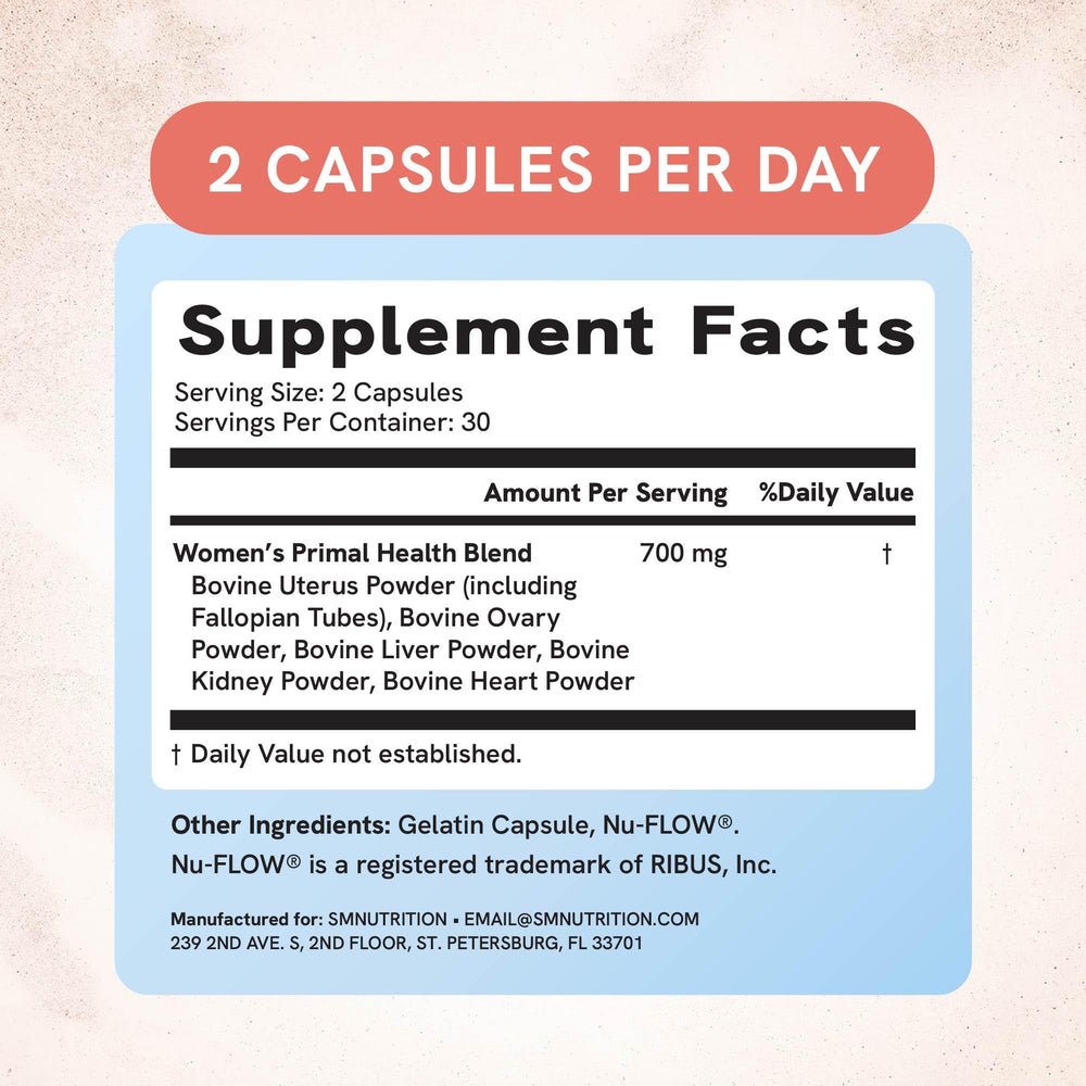 Close-up of beef organ supplement ingredients (liver, kidney, heart)
