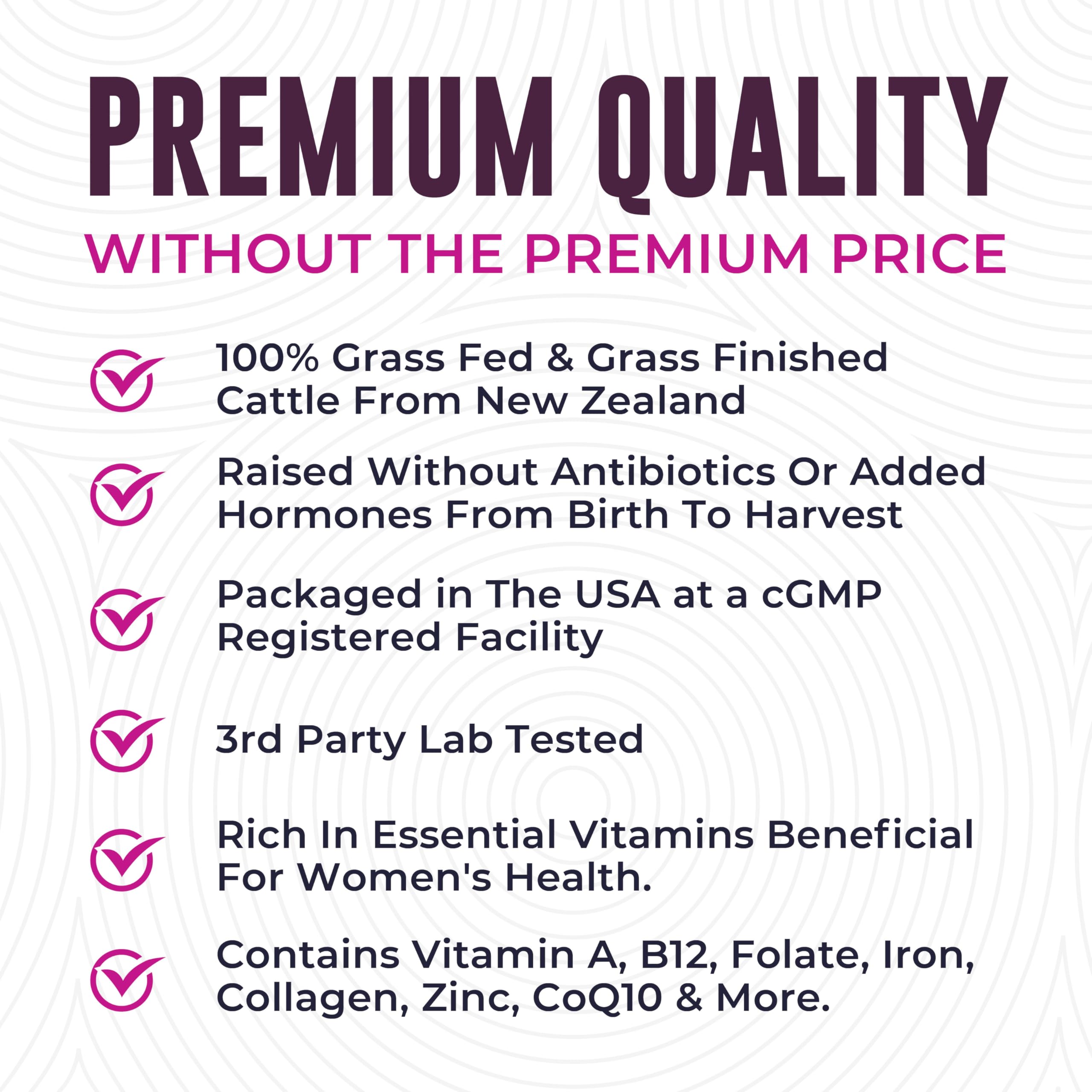 Nutrition highlights on label: Vitamins A, B12, Folate, Iron