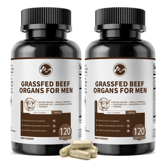 Bottle of Beef Organs Supplement for Men