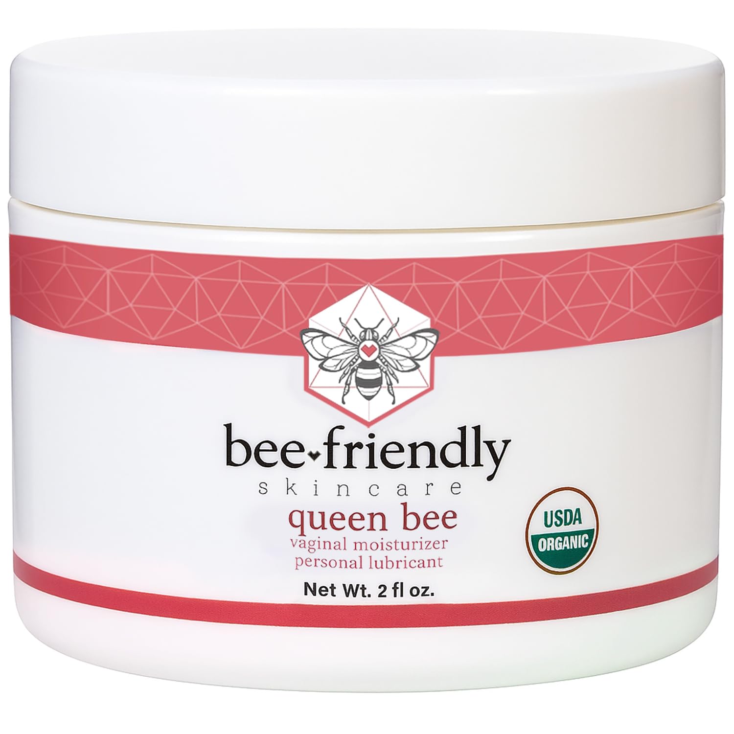 BeeFriendly Organic Vaginal Moisturizer bottle shows gentle daily hydration for sensitive skin