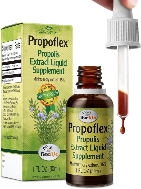 Beelife Brazilian Green Propolis Extract 15% Artepillin-C tincture bottle - 30ml