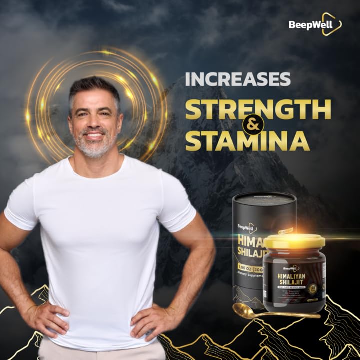 Golden Chilajit spoon included with Shilajit resin