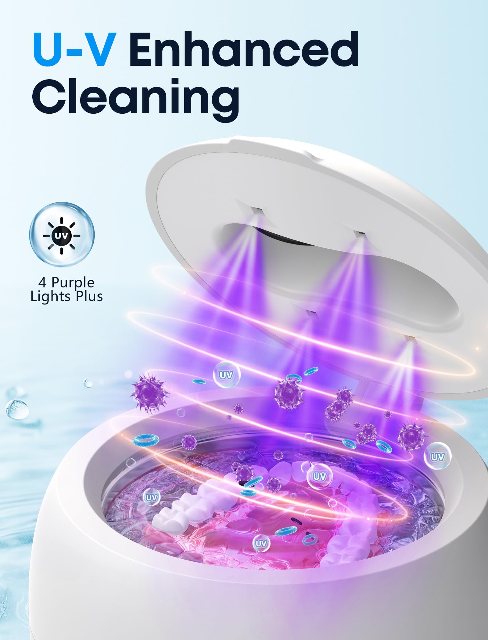 200ml cleaning pod with ABS exterior and stainless interior