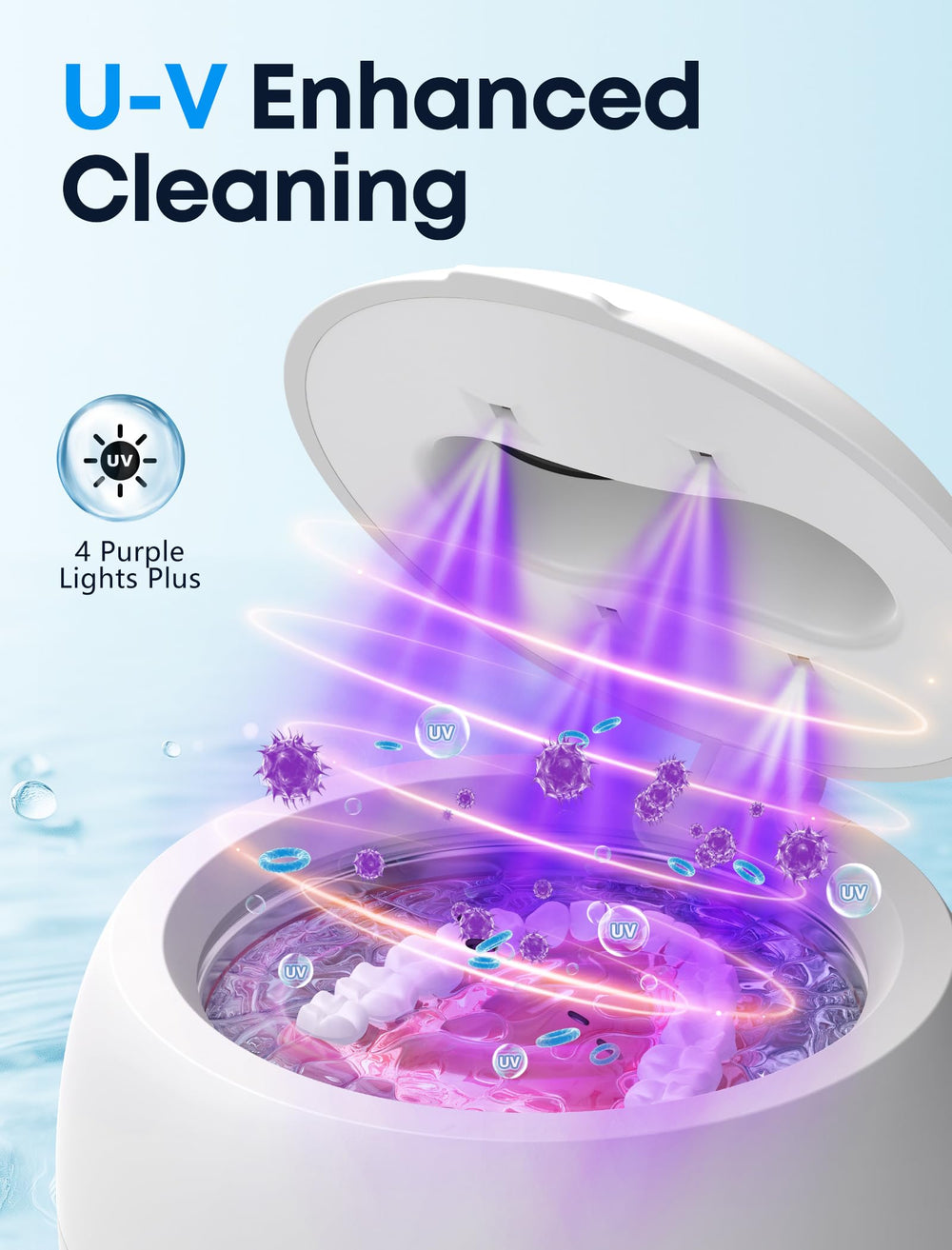 200ml cleaning pod with ABS exterior and stainless interior