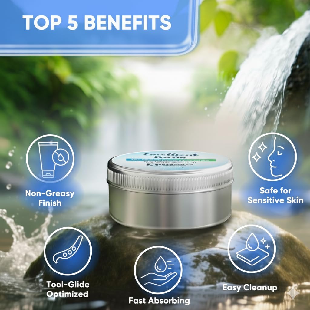 Beeswax-containing emollient balm for skin nourishment with no animal byproducts