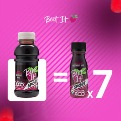 Easy-to-mix instructions for BEET IT Beetroot Juice Nitrate 3000mg