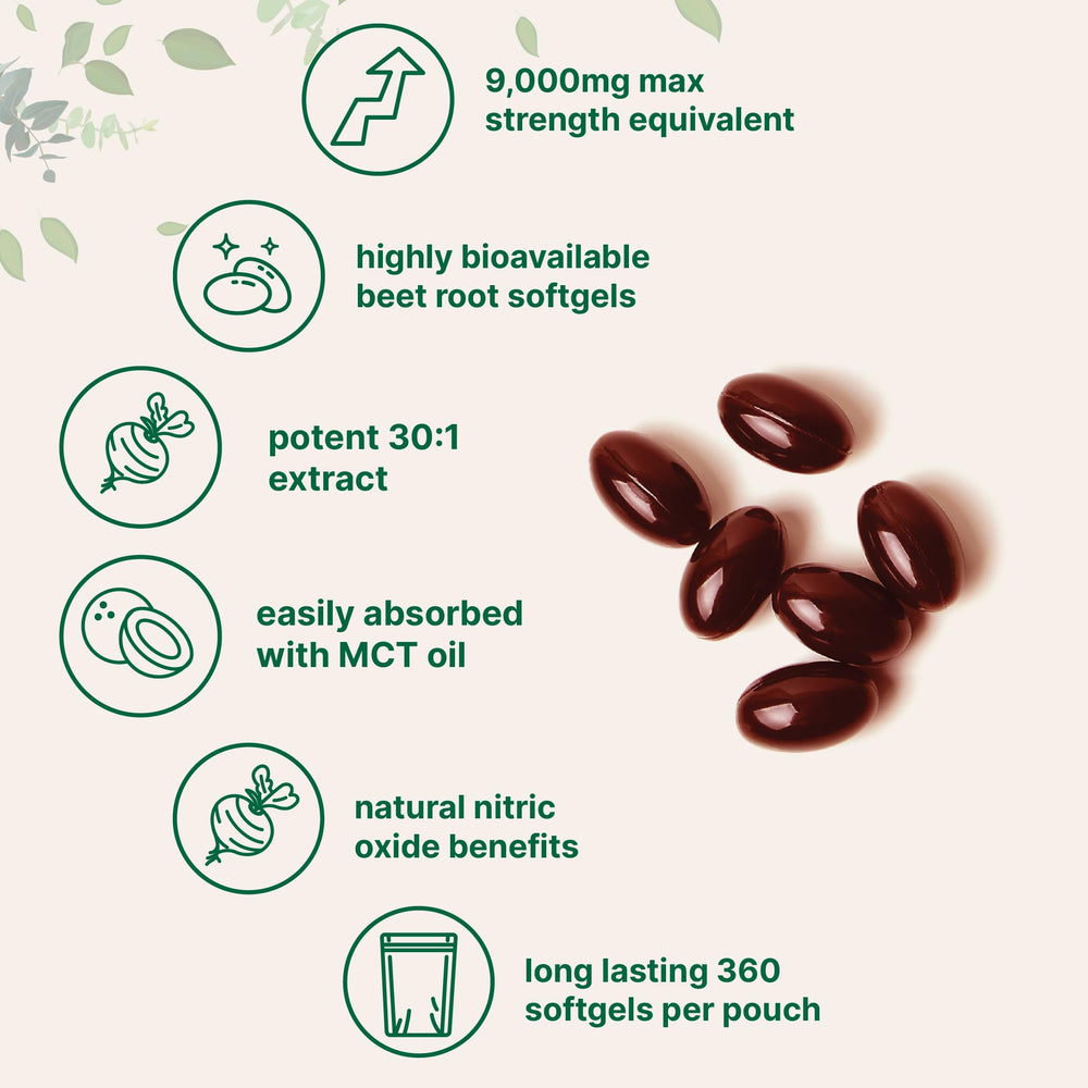 Beet root supplement promoting heart health and daily stamina