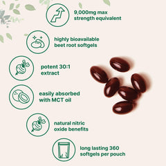 Beet root supplement promoting heart health and daily stamina