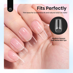 Beetles break-resistant acrylic tips with durable back edge.