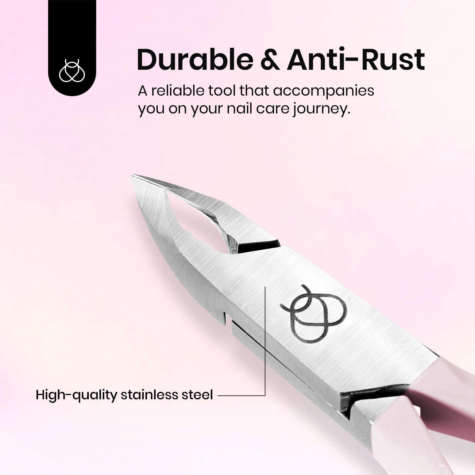 Beetles Cuticle Trimmer easy-cleaning design simplifies post-use hygiene routines.