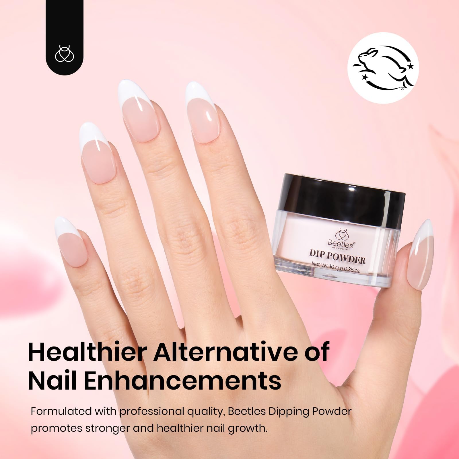 Beetles Dip Powder long-lasting shine lasts 21+ days.