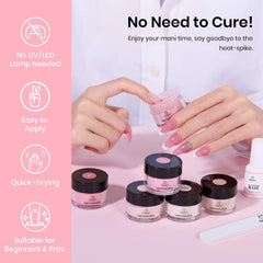 Beetles Easy-application formula delivers smooth nails without UV exposure.