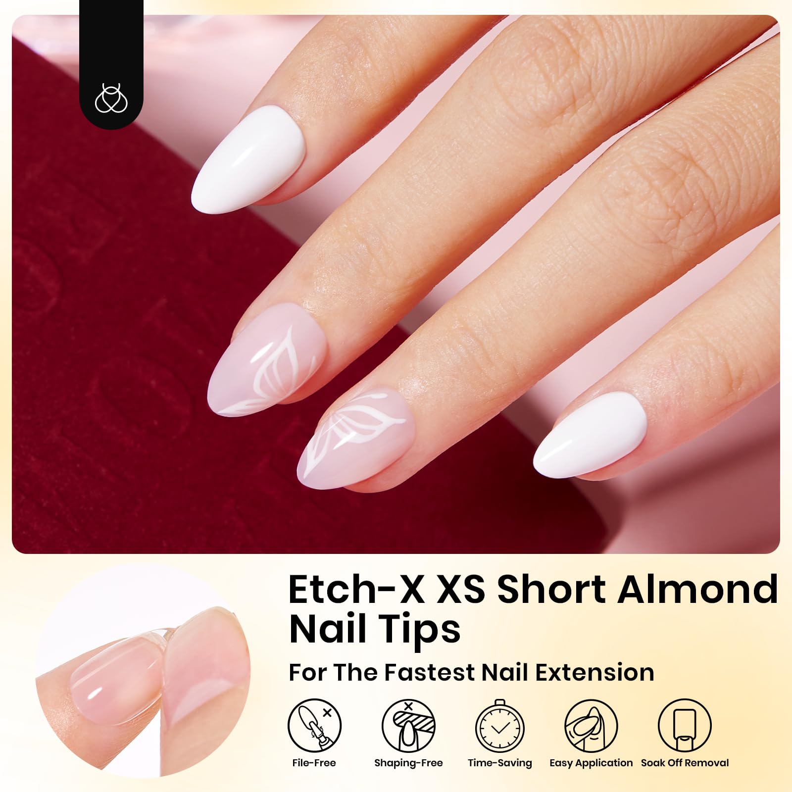 Beetles Gel Nail Tips No Shaping Needed for fast nail art
