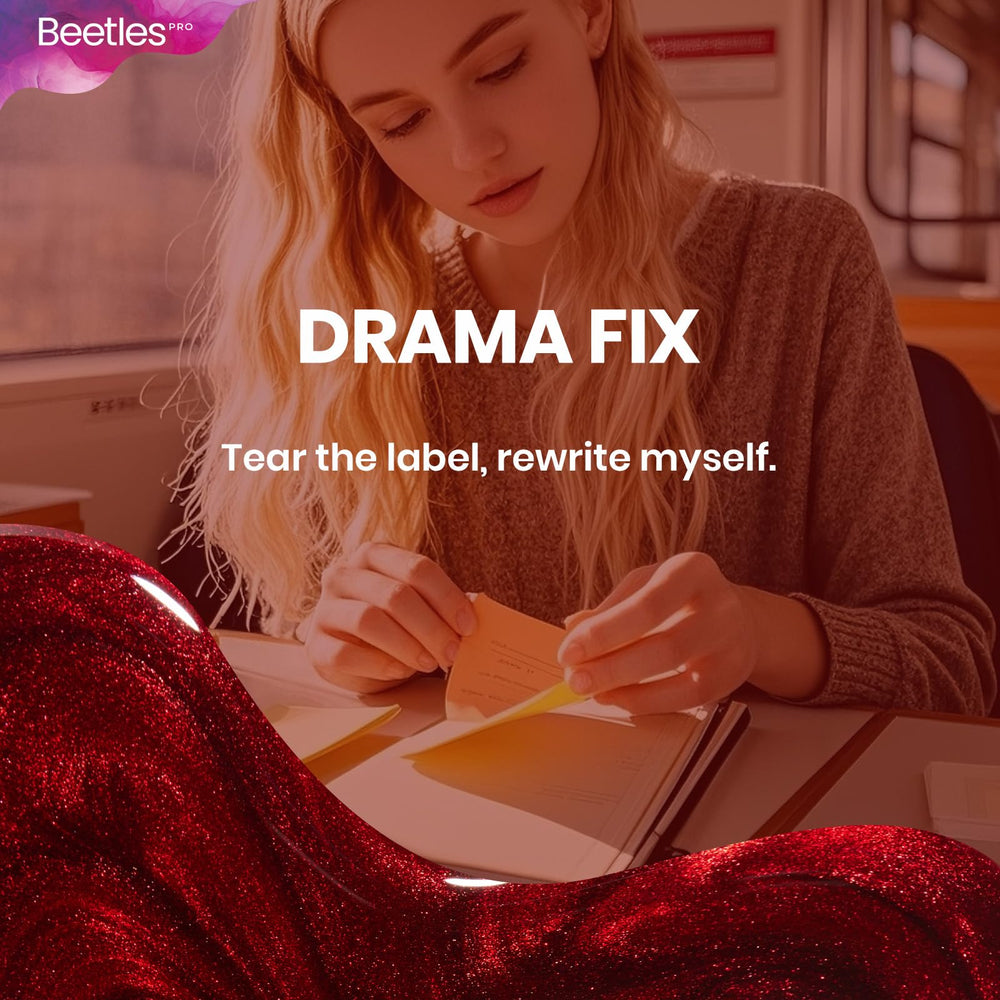 Beetles Pro Drama Fix gift-ready packaging for nail art lovers