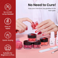 Beetles Red Dip Powder Kit gift-ready packaging ideal for gifting