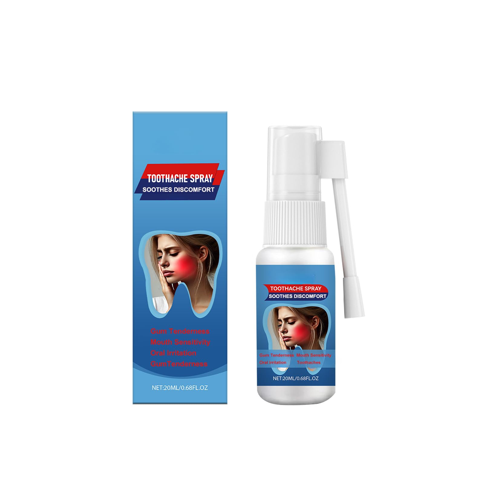 Befada Toothache Relief Spray bottle front view