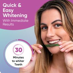 Before and after whitening result