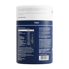 Before and after hair health comparison