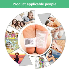 Using foot pads before bed