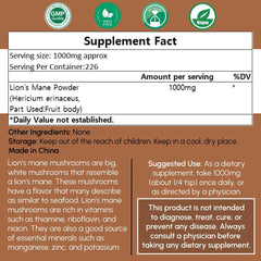 Serving scoop of Beleon Lion's Mane Powder