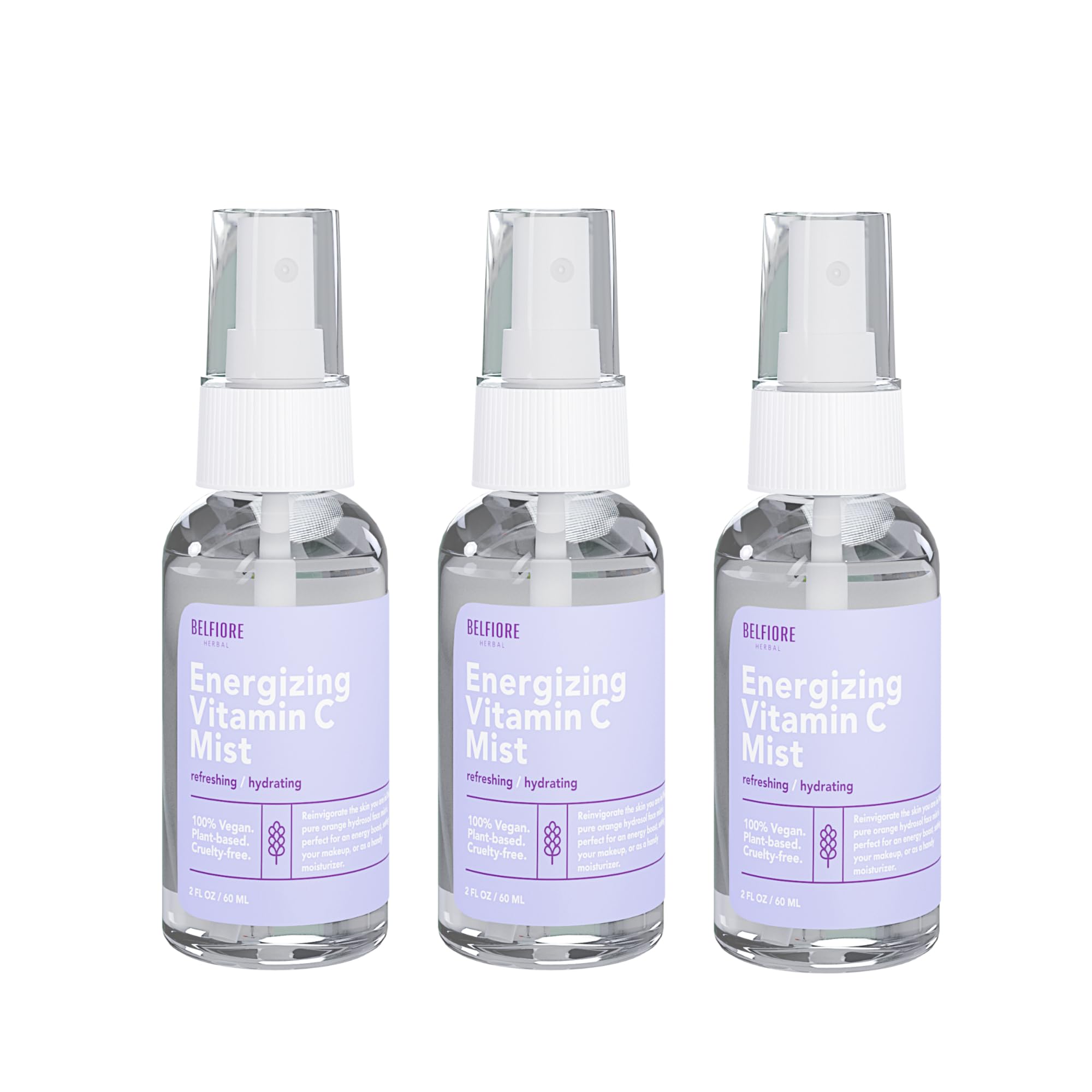 Belfiore Herbal Vitamin C mist bottle for daily facial hydration with vitamin C glow.