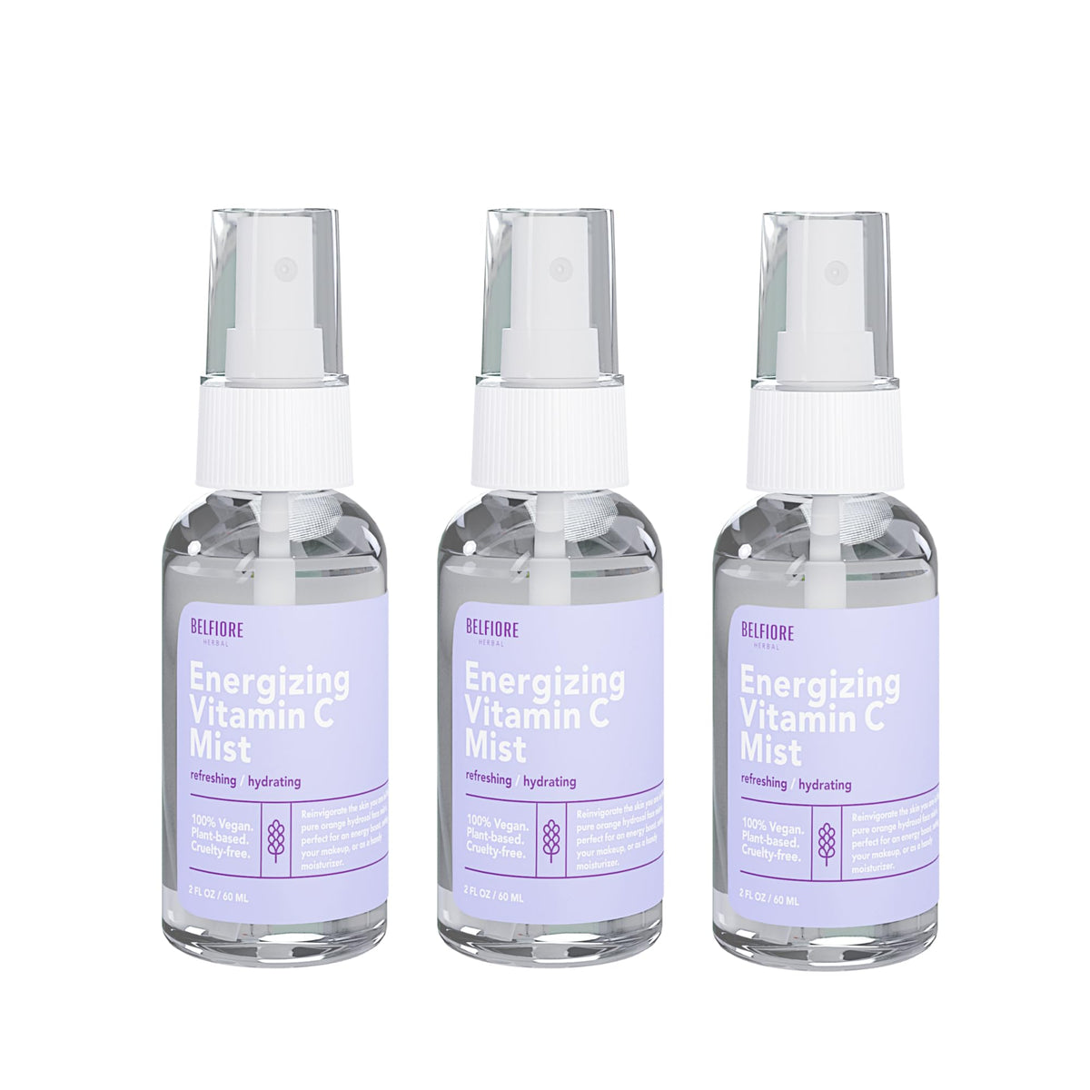 Belfiore Herbal Vitamin C mist bottle for daily facial hydration with vitamin C glow.