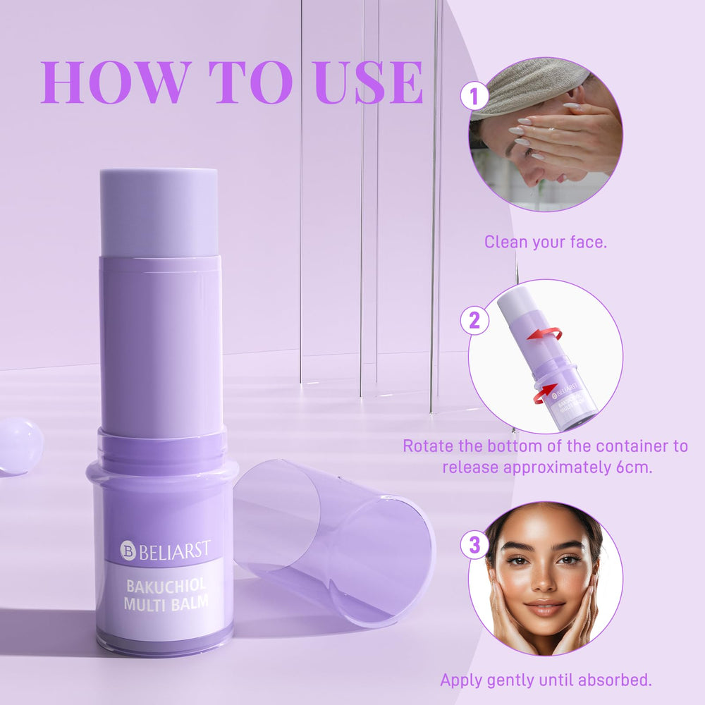 BELIARST Bakuchiol Eye Balm Stick included in night routine