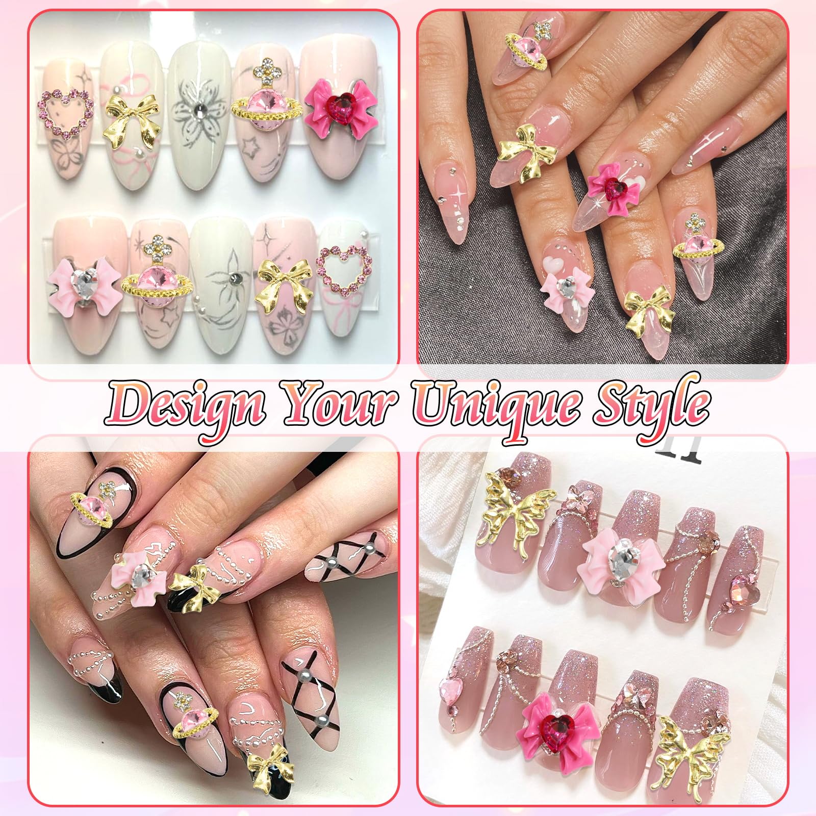 BELICEY rhinestone gems boost sparkle and durability.