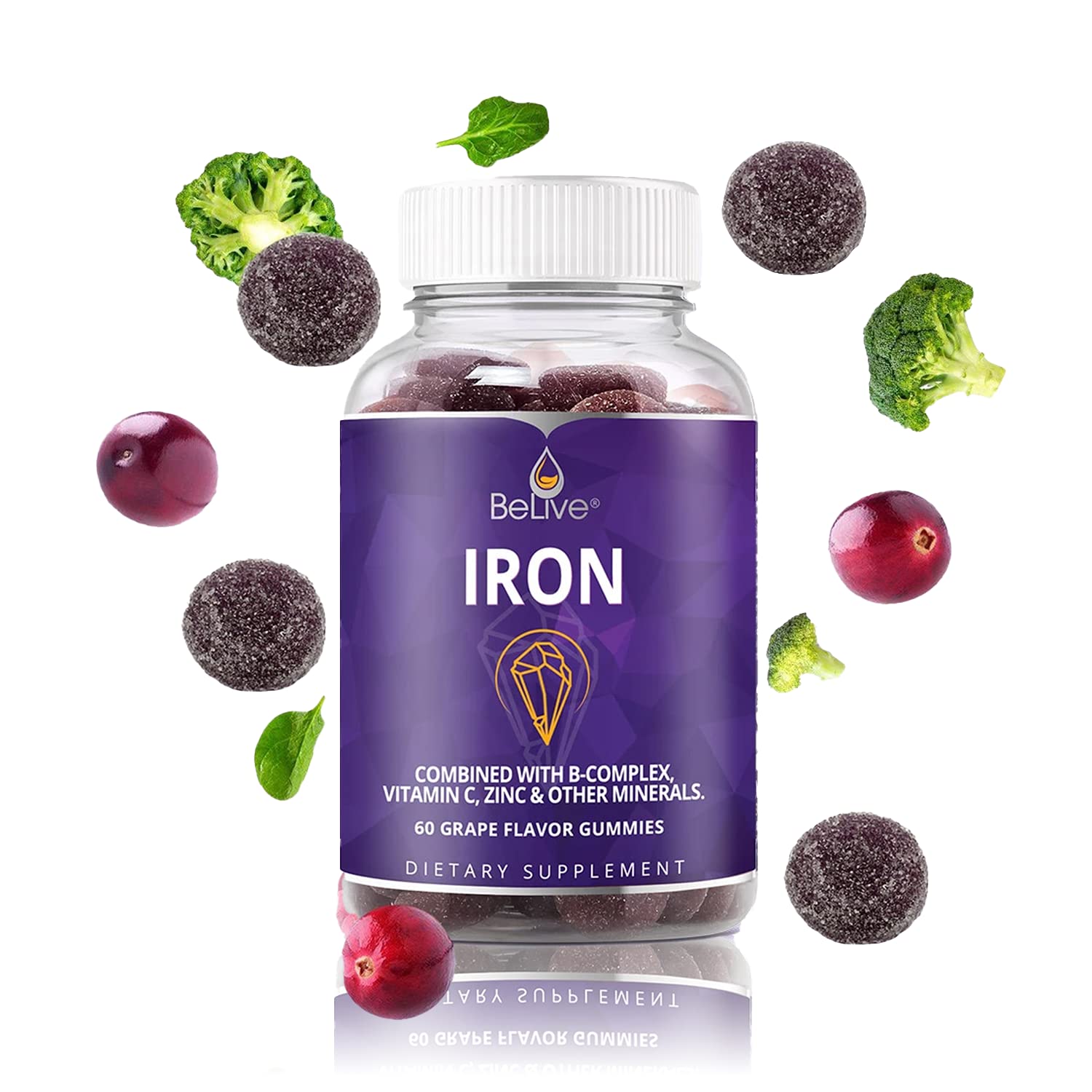 Vegan iron supplement BeLive Iron Gummies – quality checked