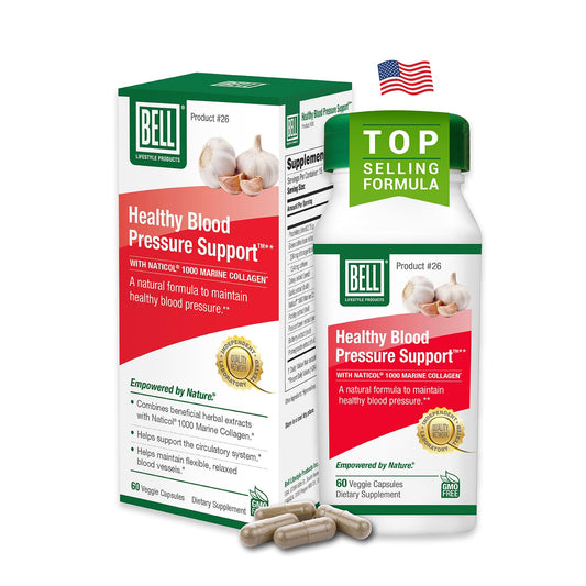 Bell Healthy Blood Pressure Support bottle front view