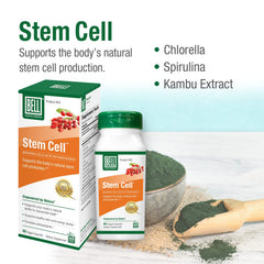 Nutrition facts panel for Bell Stem Cell Supplements