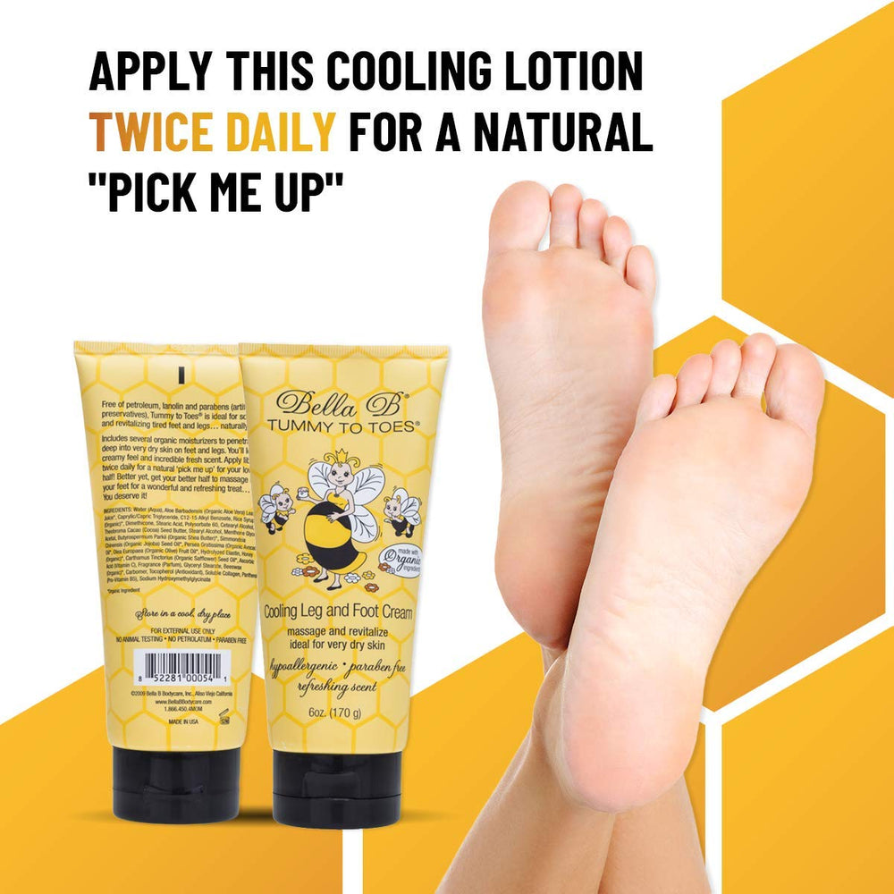 Bella B lotion is free from petroleum and parabens.