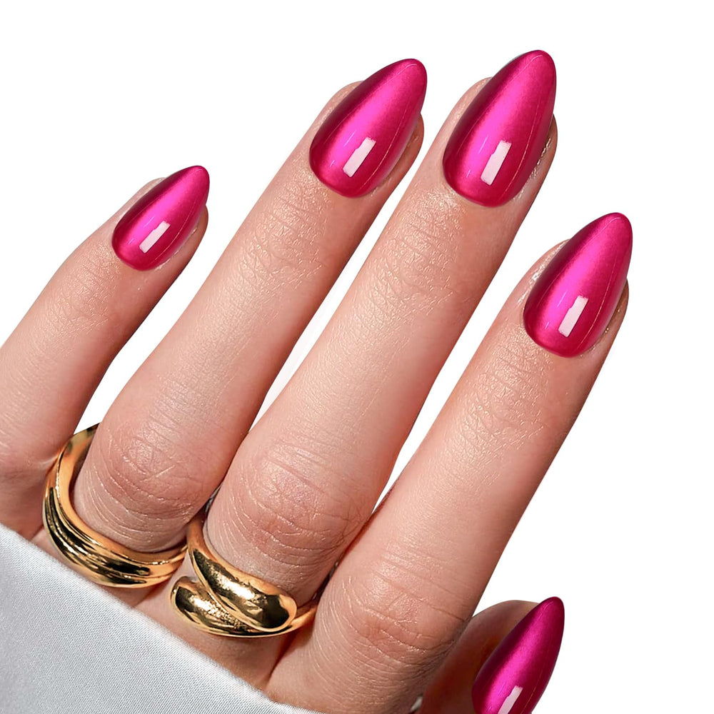 BelleOnyx short almond natural fit nails for comfortable all-day wear.