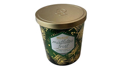 Mistletoe Frost winter fragrance candle in decorative packaging