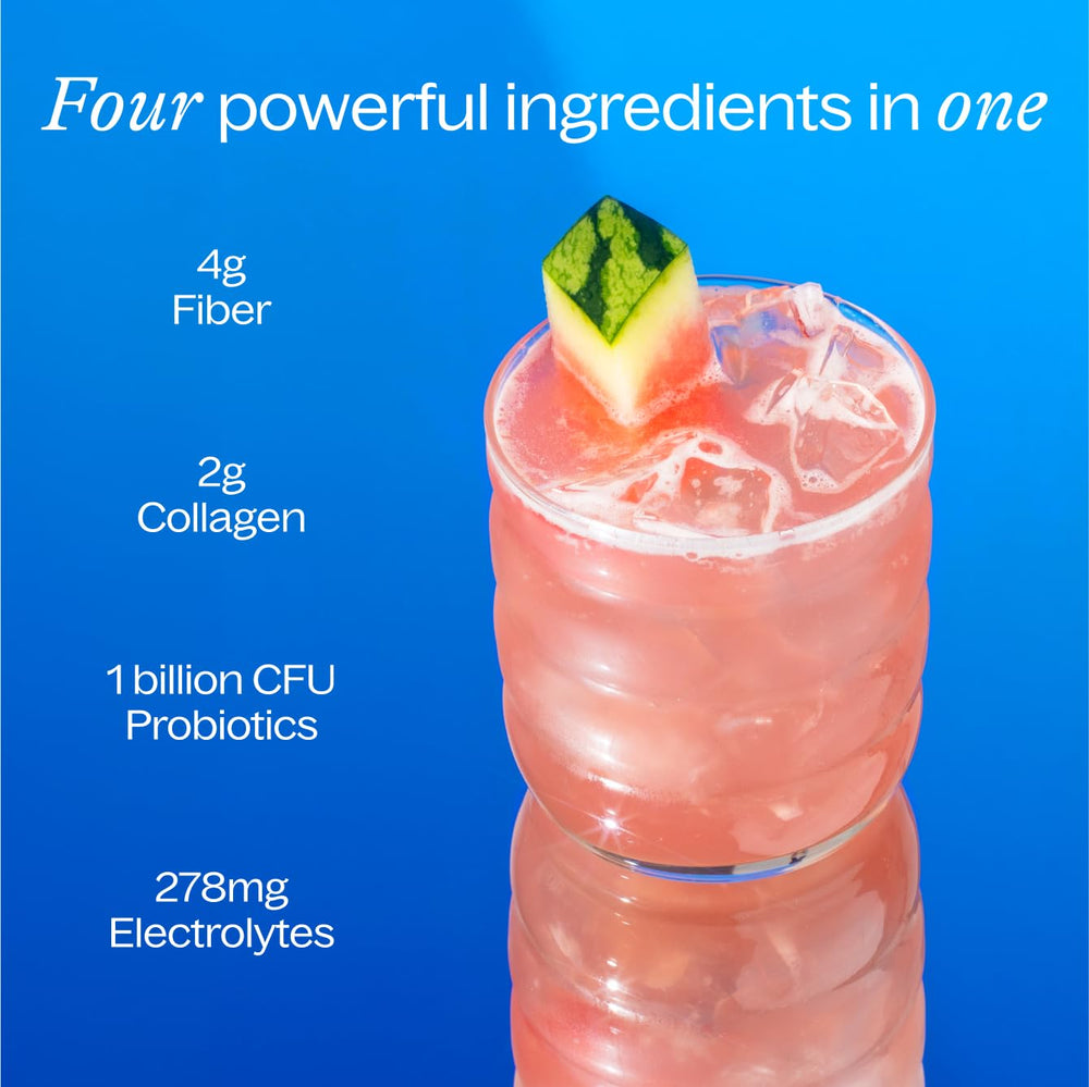 Collagen, electrolytes and probiotics blend for gut health