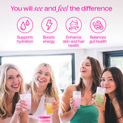 Gut health concept showing probiotic support