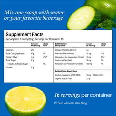 Ingredients of Belli Welli Fiber with organic acacia
