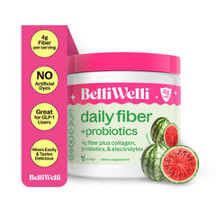 Belli Welli Fiber Supplement Watermelon flavor container for women and men
