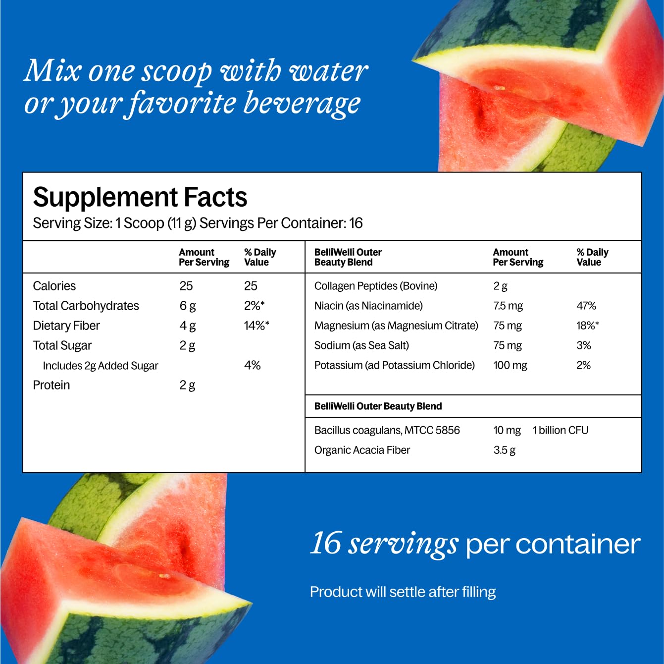 Prepared fiber powder dissolving in water for easy daily use
