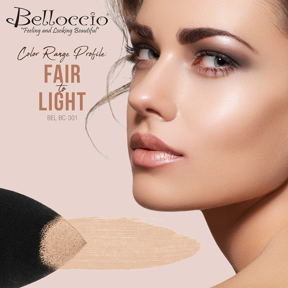 Belloccio concealer under-eye dark circles closeup highlights brighter-looking eyes.