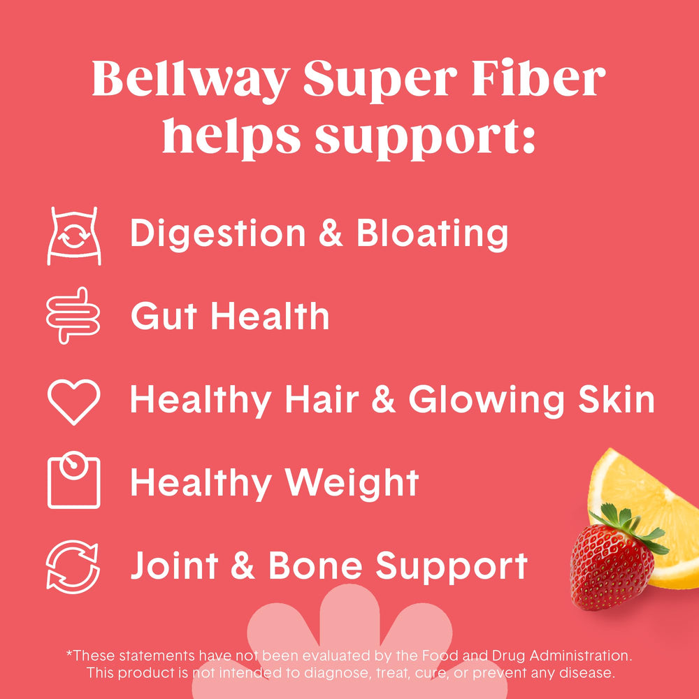 Labels highlighting 4g fiber and 10g collagen per serving