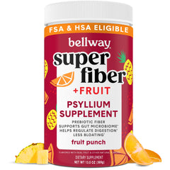 Packaging for Bellway Super Fiber Powder + Fruit Punch
