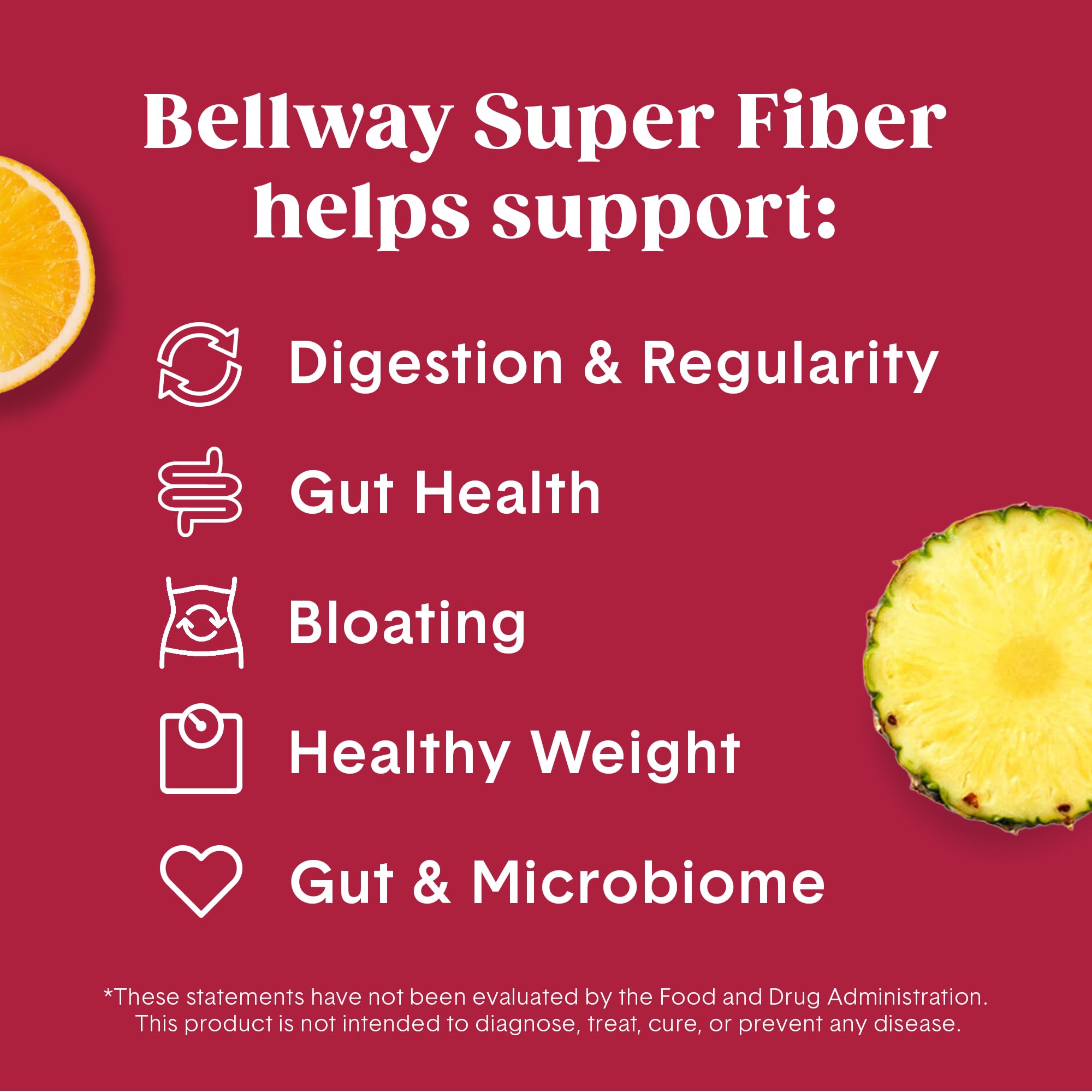 Bellway Super Fiber Fruit Punch spoon dispense offers convenient daily servings.